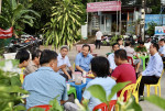 Khu phố 1 phường Phú Cường tổ chức Cà phê sáng trao đổi với nhân dân