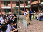 Công an thành phố Thủ Dầu Một tăng cường công tác tuyên truyền nâng cao ý thức chấp hành pháp luật về giao thông đường bộ
