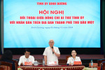 Bí thư Tỉnh ủy đối thoại với nhân dân trên địa bàn thành phố Thủ Dầu Một