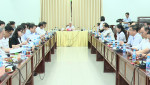 Bí thư Tỉnh ủy Nguyễn Văn Lợi làm việc tại thành phố Thủ Dầu Một