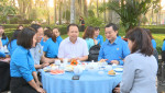LĐLĐ thành phố Thủ Dầu Một tổ chức Cà phê sáng công đoàn