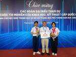 Học sinh Trường THCS Phú Mỹ đạt giải nhì cuộc thi Nghiên cứu khoa học kỹ thuật cấp quốc gia dành cho học sinh THCS, THPT
