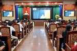 Phường Thủ Dầu Một tham gia Hội nghị thông báo nhanh kết quả Hội nghị lần thứ 12 Ban Chấp hành Trung ương Đảng khóa XIII