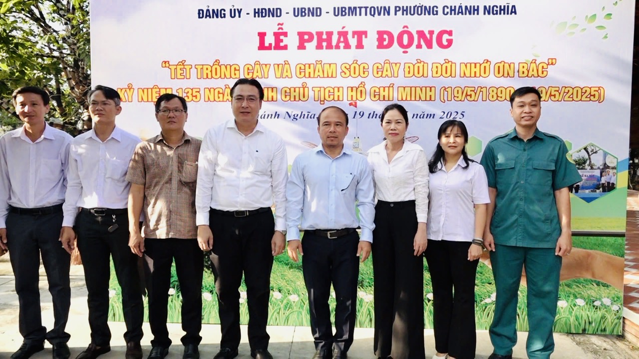 Phường Chánh Nghĩa phát động “Tết trồng và chăm sóc cây- Đời đời nhớ ơn Bác Hồ”
