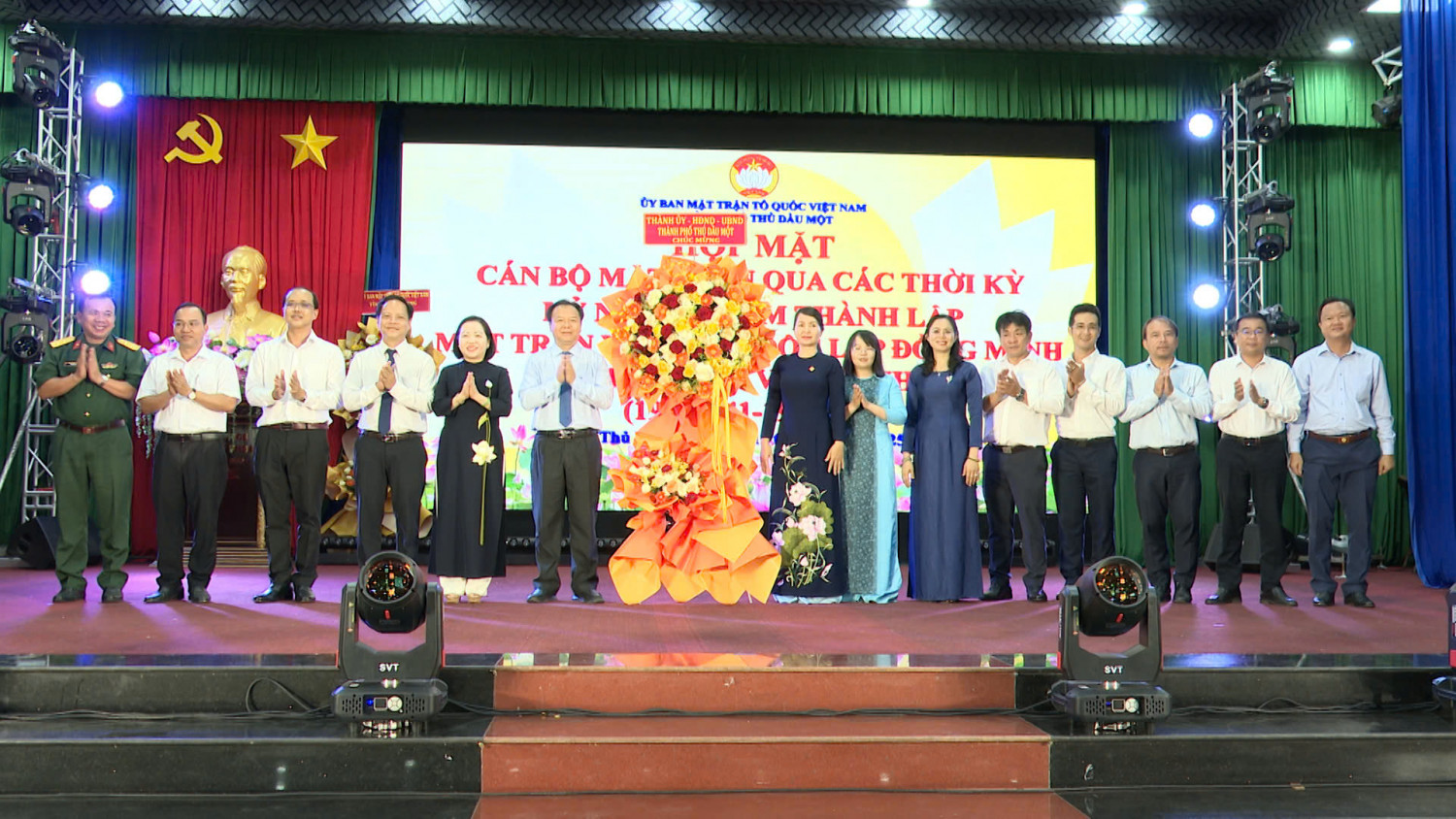 UBMTTQ VN thành phố Thủ Dầu Một tổ chức Họp mặt Cán bộ Mặt trận qua các thời kỳ