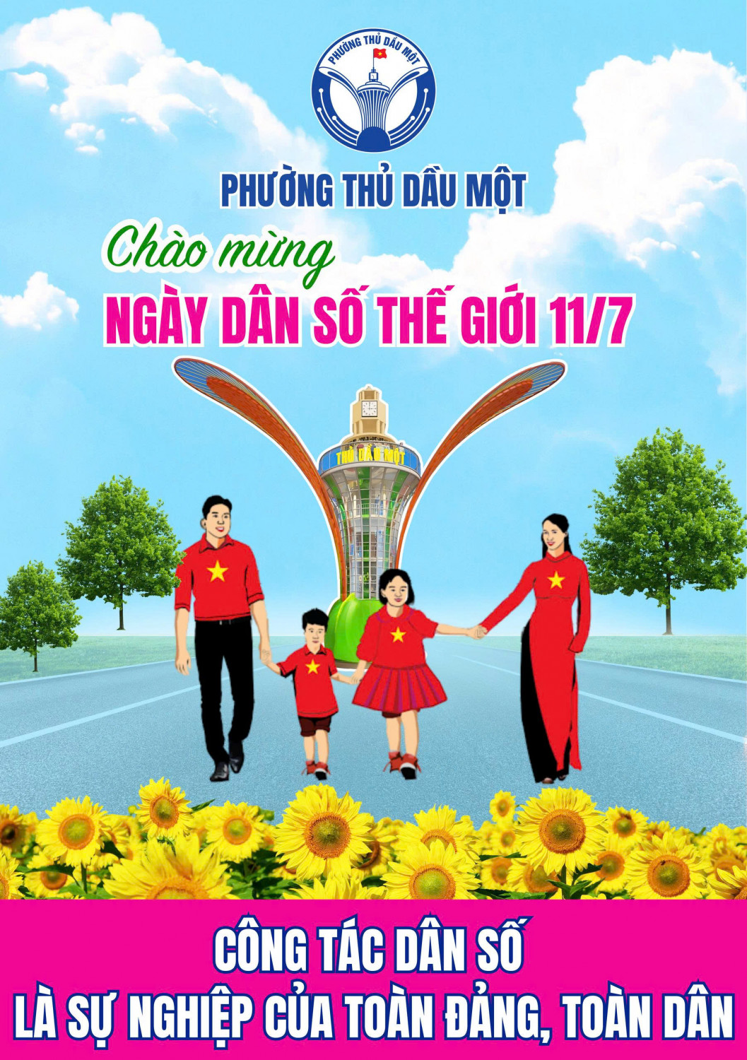 Phường Thủ Dầu Một hưởng ứng ngày dân số Thế giới 11/7
