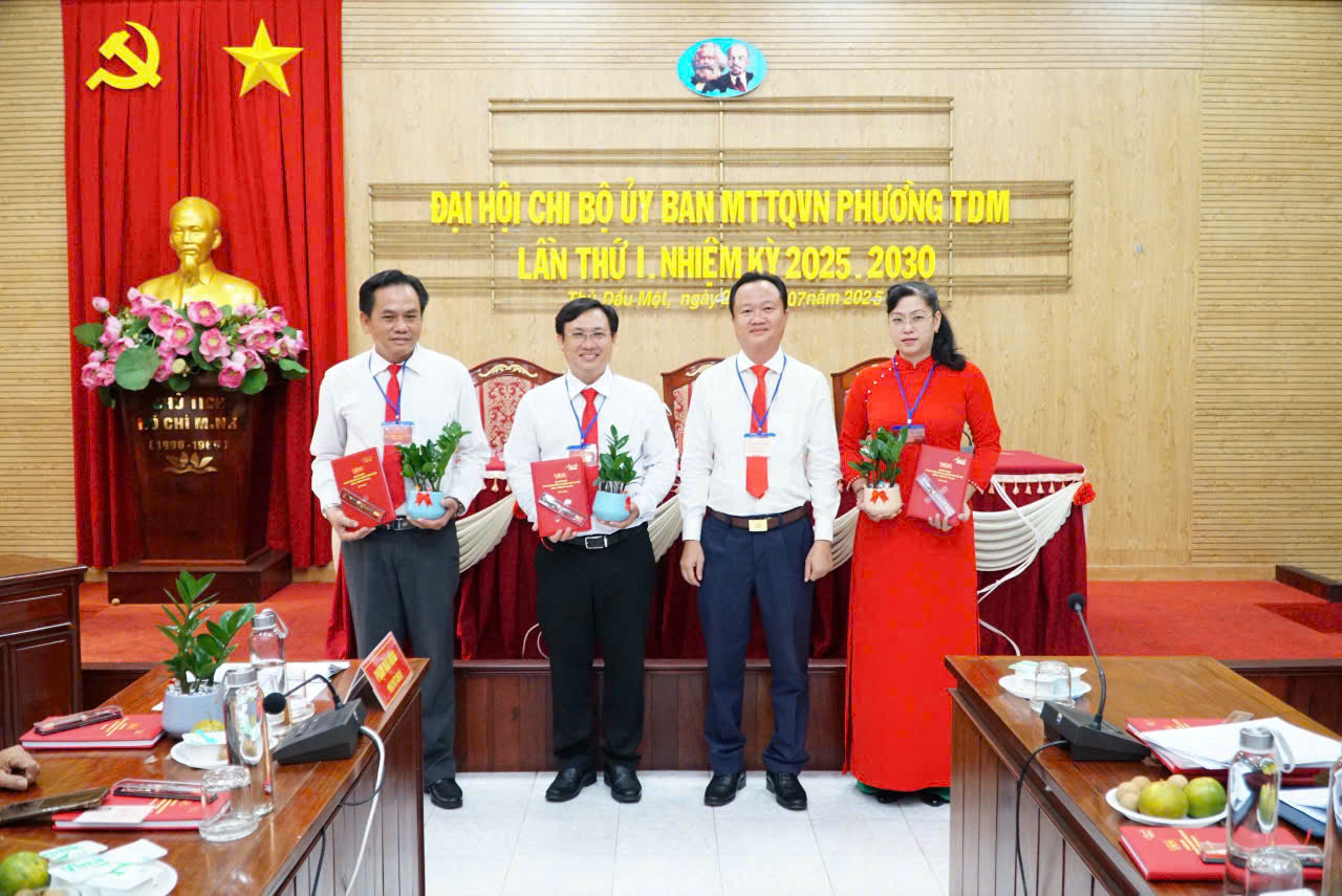 Đại Hội Chi bộ Ủy ban Mặt trận Tổ quốc Việt Nam phường Thủ Dầu Một lần thứ I, nhiệm kỳ 2025-2030