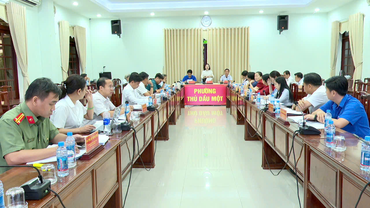 Hội nghị Ban Chấp hành Đảng bộ phường Thủ Dầu Một lần thứ nhất, nhiệm kỳ 2025-2030